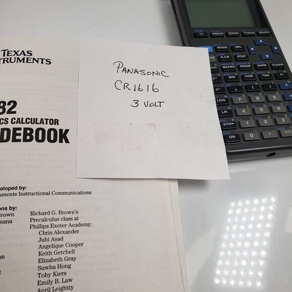 Texas Instruments TI-82 Graphing Calculator Mathematics With Manual - Picture 16 of 16
